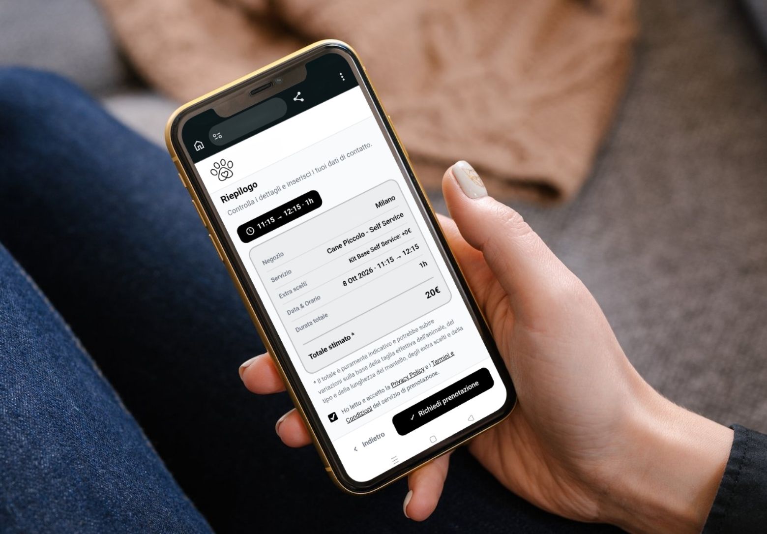 App prenotazioni servizi